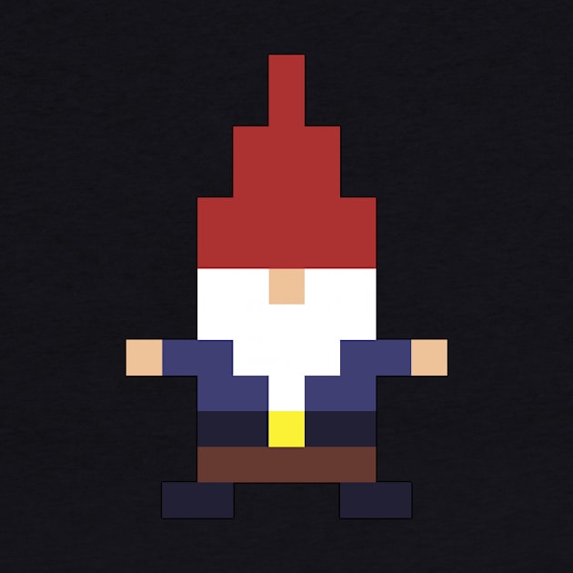 Garden Gnome Tomte Style in Pixel by MacSquiddles